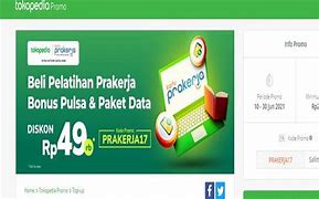 Kode Promo Pulsa Tokopedia Hari Ini